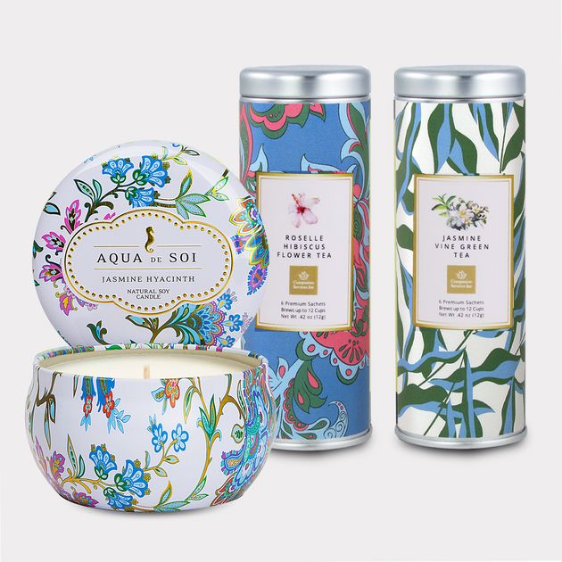 Gift Sets | Tea and Candle Gift Set | Bibi’s Market – Bibi's Market